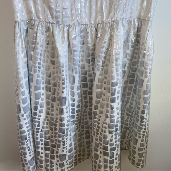 Mac + Jac silver and white print dress - Picture 8 of 13